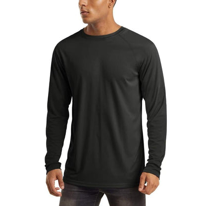 🏆50K+ Sold⚡ Men’s UPF 50+ Long Sleeve Performance Shirt – Quick Dry, Lightweight & Breathable