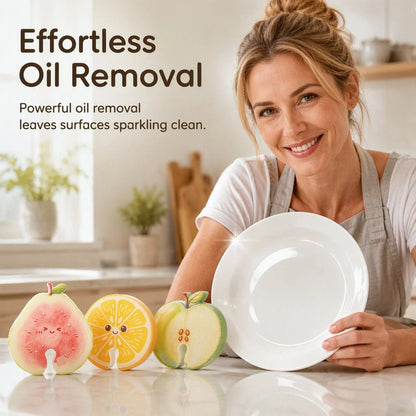 🥗✨Cute fruit-shaped dishwashing sponge brush🧴🍲