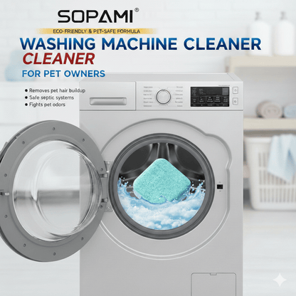 ⚡50K+ SOLD!🔥🔥SOPAMI Eco-Friendly Washing Machine Cleaner Fights Pet Odors