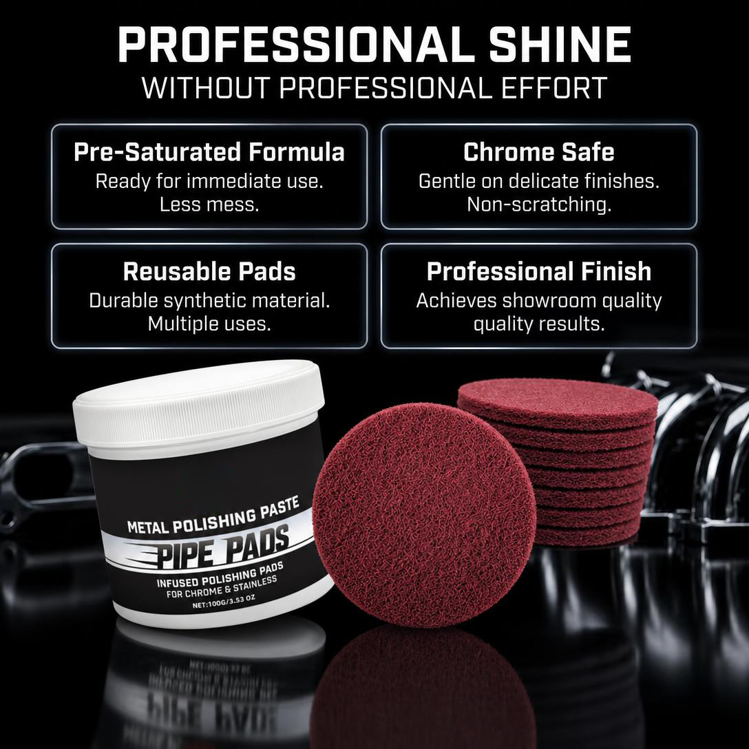 MirrorFinish Pads Remove scratches and oxidation