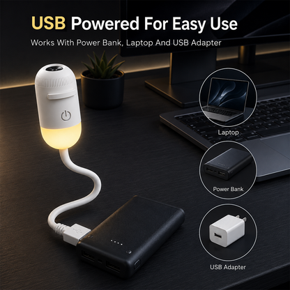 💡🌃2-in-1 Galaxie-Sternenprojektor USB-Nachtlicht für die Inneneinrichtung