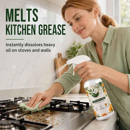 ✨🧴🧽 Heavy Duty Kitchen Degreaser Spray – Powerful Grease Remover For Home Cleaning