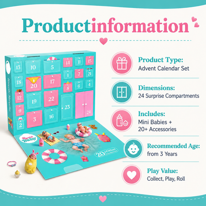 🎄 Mini-Baby Advent Calendar – Little surprises for every day