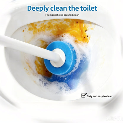Disposable Toilet Brush System with 32 Refills