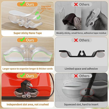 6-Pack Upgraded Appliance Cord Organizer