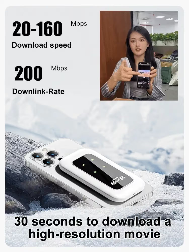 🔥 Plug & Play Portable WiFi Hotspot – Lifetime Access, Works Across All Networks