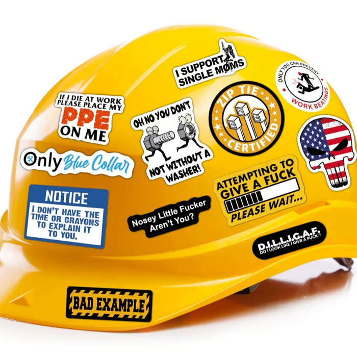 🔥2026 Summer Sale - 150Pcs Blue Collar Funny Stickers 👷‍♂️