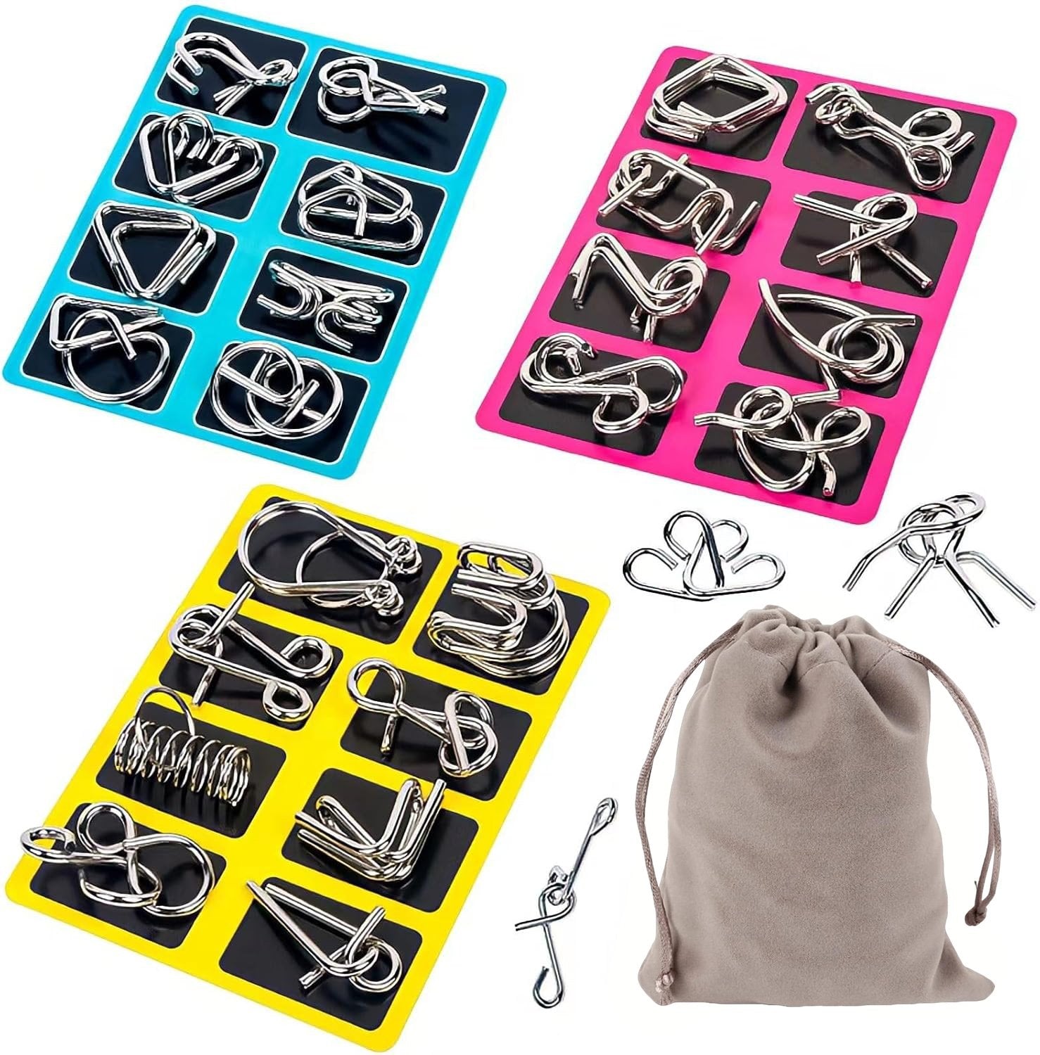🎁 Metal Montessori Puzzle Solving