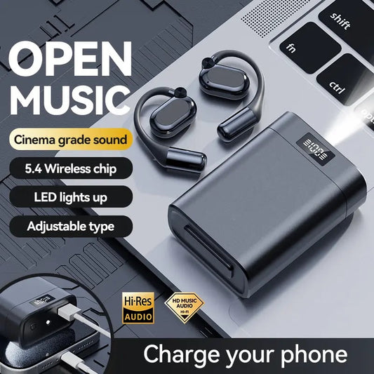 Écouteurs Bluetooth avec Prise en Charge du Rechargement de Smartphone
