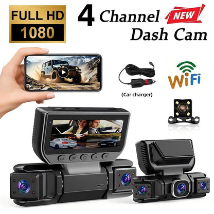 🔥360° Car DVR WiFi Dash Cam Video Recorder