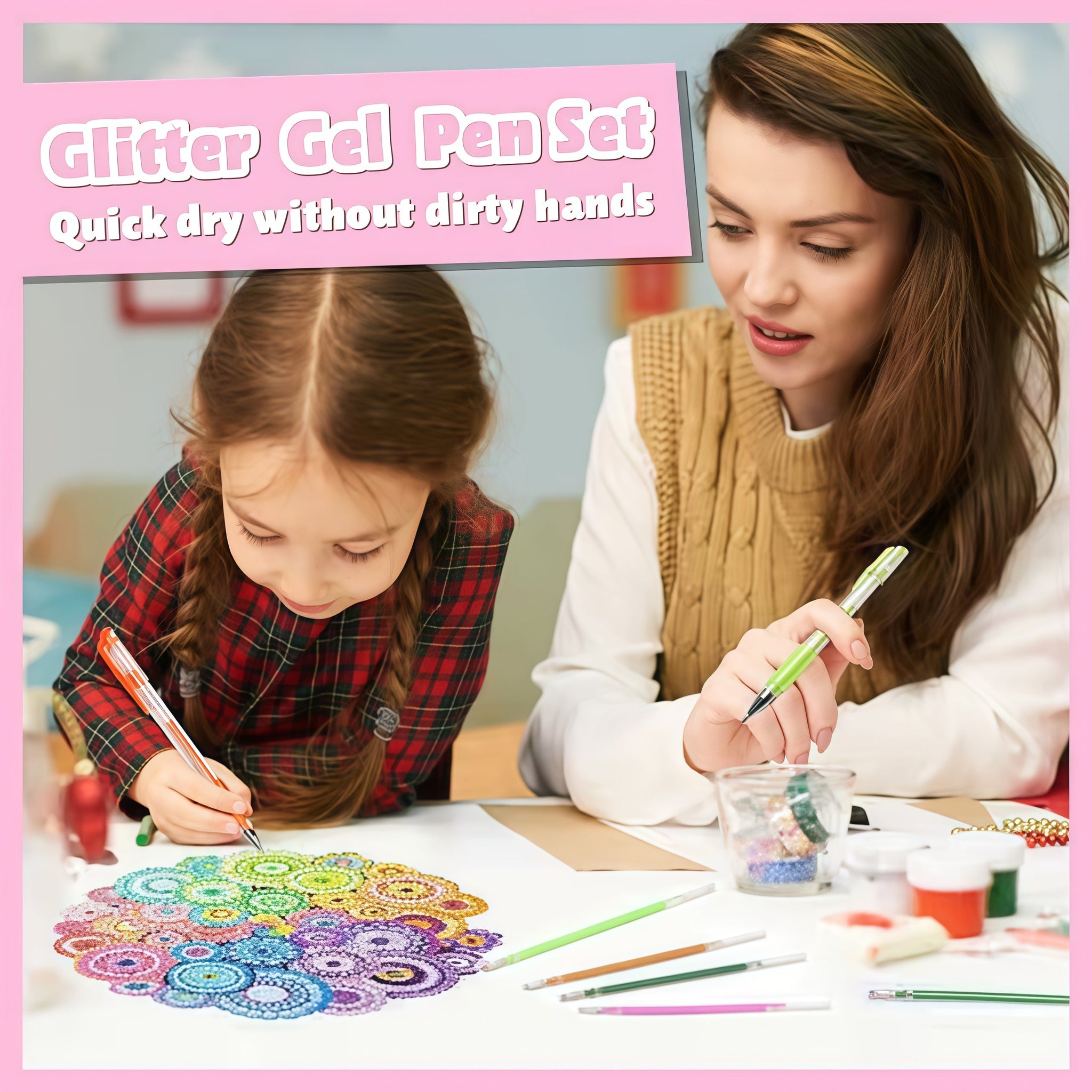 🎁🎄PERFECT GIFT❤️✨The Ultimate Glitter Gel Pen for Endless Creativity🎁