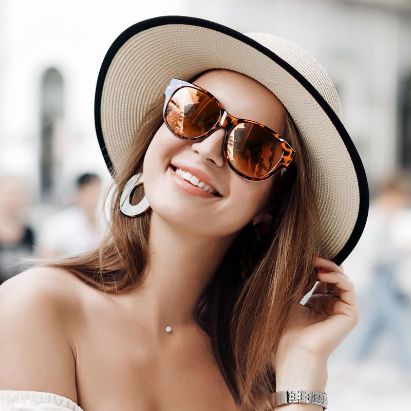 🎉😎2026 New Polarized UV400 Protection Trendy Round Cat-eye Sunglasses 🕶️