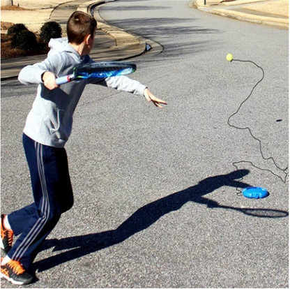 🏃 KIT Tennis Trainer – Self-study tool, adjustable height & stable base – improves your swing and accuracy anywhere 💪