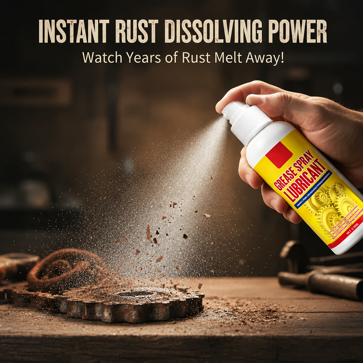 Anti-Rust Lubricant Spray & Rust Remover