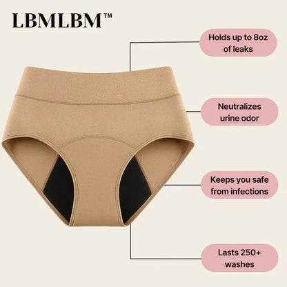 🌸💖Letzter Tag 50% Rabatt|LBMLBM™ 100% auslaufsichere Unterwäsche 4er-Pack