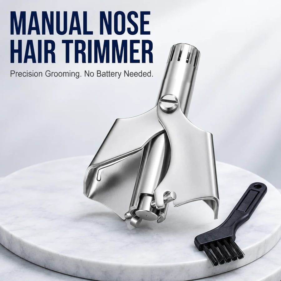 ✂️ Manual Nose Hair Trimmer – Precision Grooming. No Battery Needed.