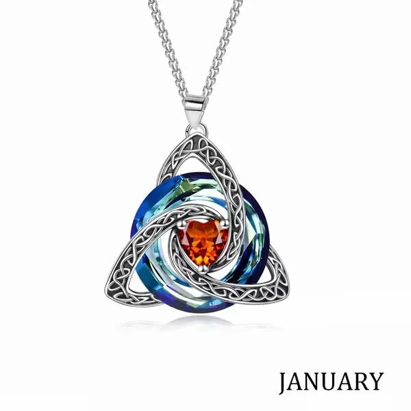 💝Birthstone Celtic Knot Necklace for Women