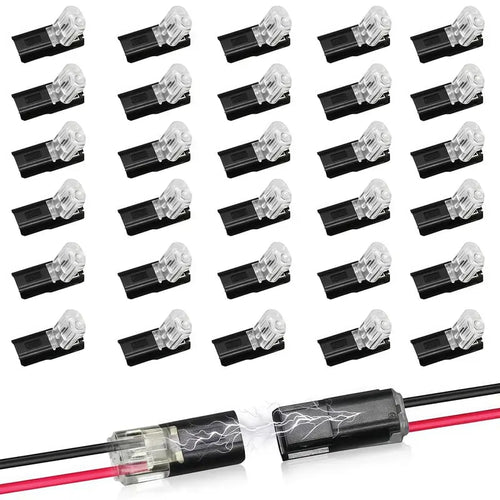 🔥Double-Wire Plug-in Connector Led Light Strip Connectors 2 Pin