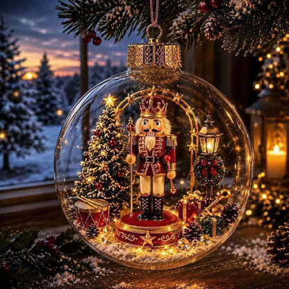 🎄 Light-Up Christmas Diorama Ornament 🔥