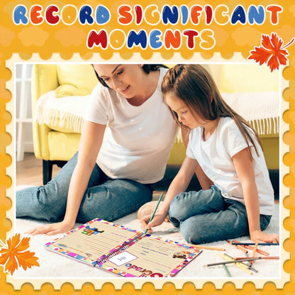 📖School Memory Book with 14 Keepsake Pockets