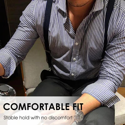 ⏳LAST DAY SALE 49% OFF !!📢Men's X-Back Suspenders with Hook Clips