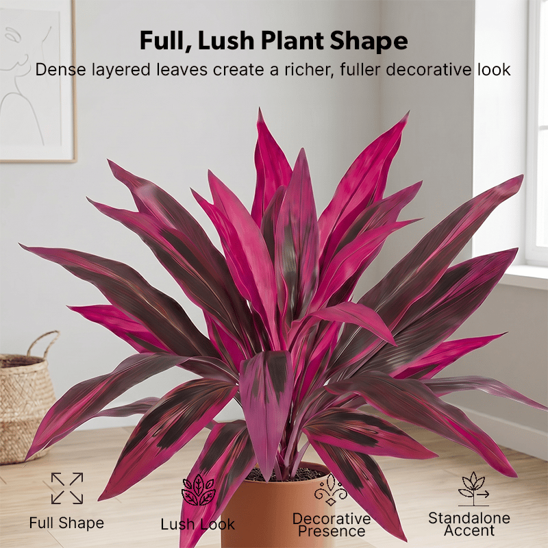 🎁Artificial Boston Fern & Dragon's Blood Tree Plants