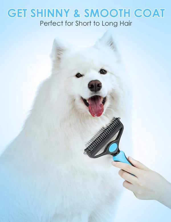🐾 Professional Deshedding Tool for Dogs & Cats – Gentle, Efficient & Fur-Free Home ✨💖