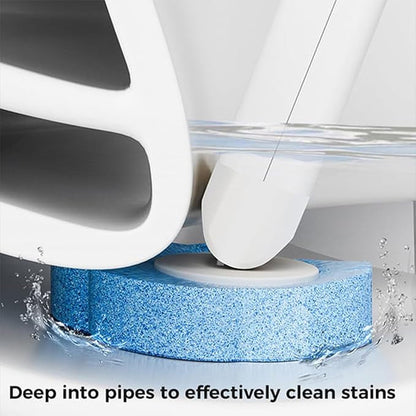 Disposable Toilet Cleaning System: Toilet Brush & Holder Kit with 18PCS Pre-Soaked Cleaner
