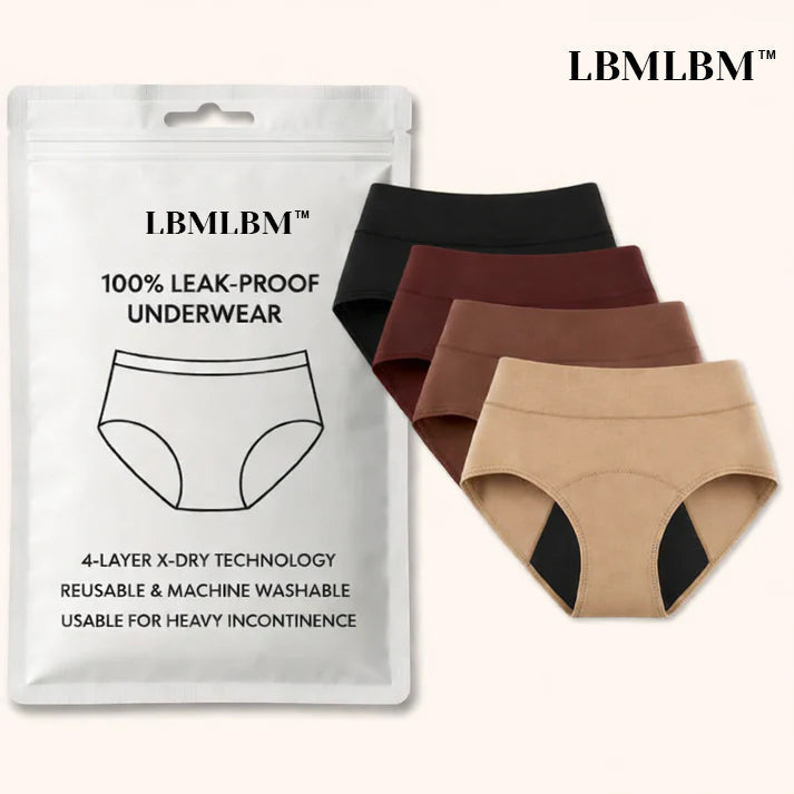 🌸💖Letzter Tag 50% Rabatt|LBMLBM™ 100% auslaufsichere Unterwäsche 4er-Pack