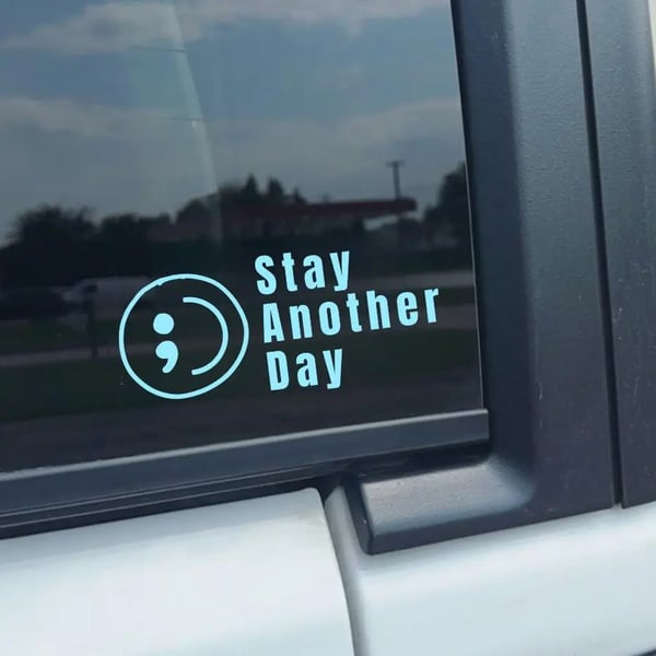 🎗️Share Pack❤️ SAD Mental Health Awareness Car Decal(10pcs)
