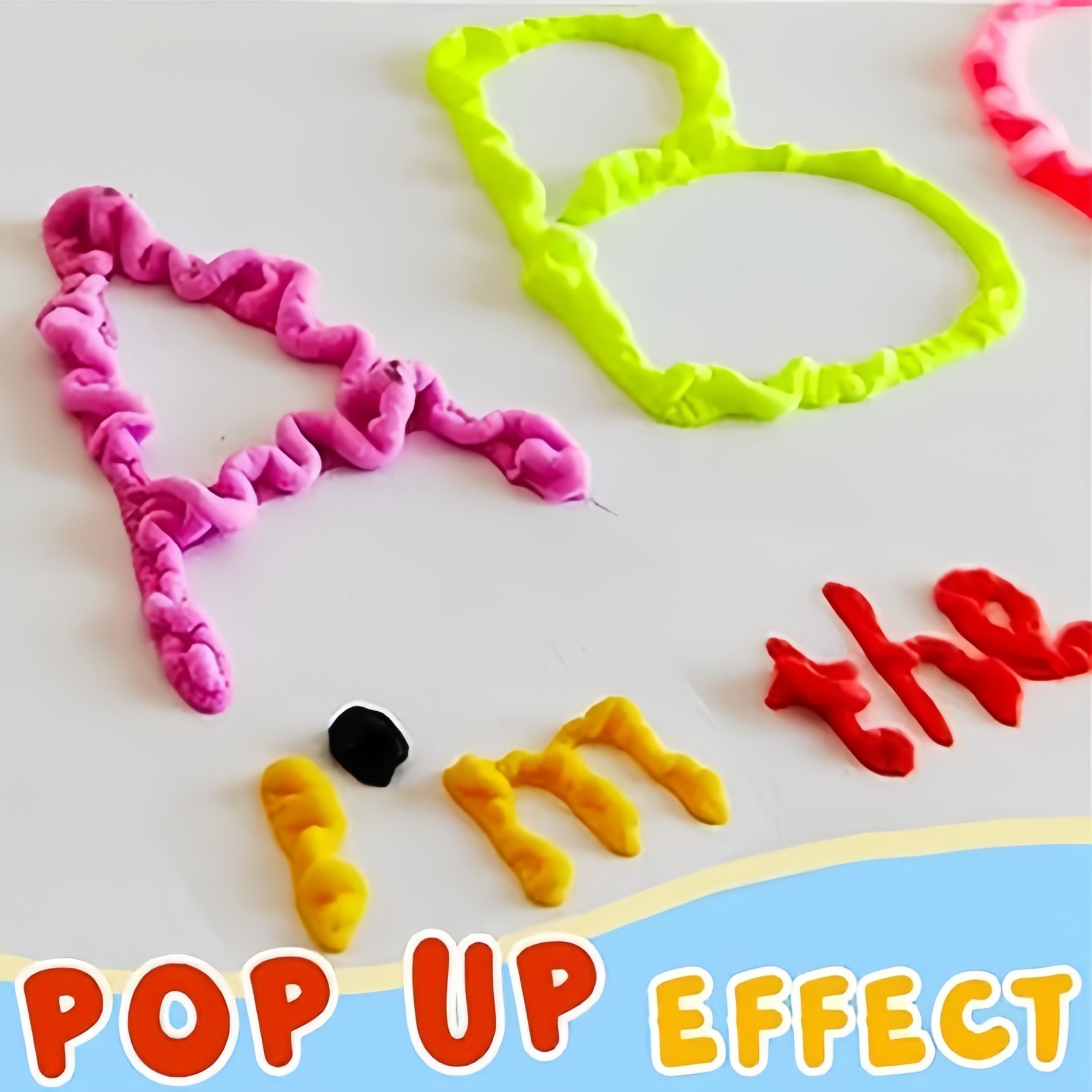 🎨🎁Popcorn Pens, Magic Bubble Drawing Pens, DIY Puffy 3D Art Paint Markers for Kids