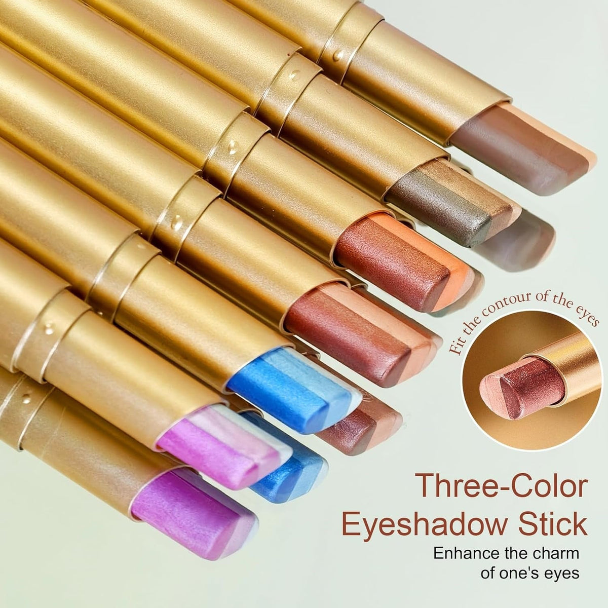 ✨3 Shade Cream Eyeshadow Stick | Smooth & Blendable