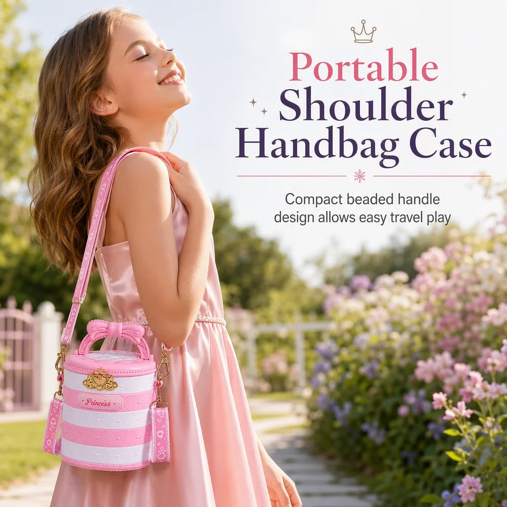 ✨💥📢📢 Washable Princess Makeup Set – Non‑irritating, trays & portable case 🎀