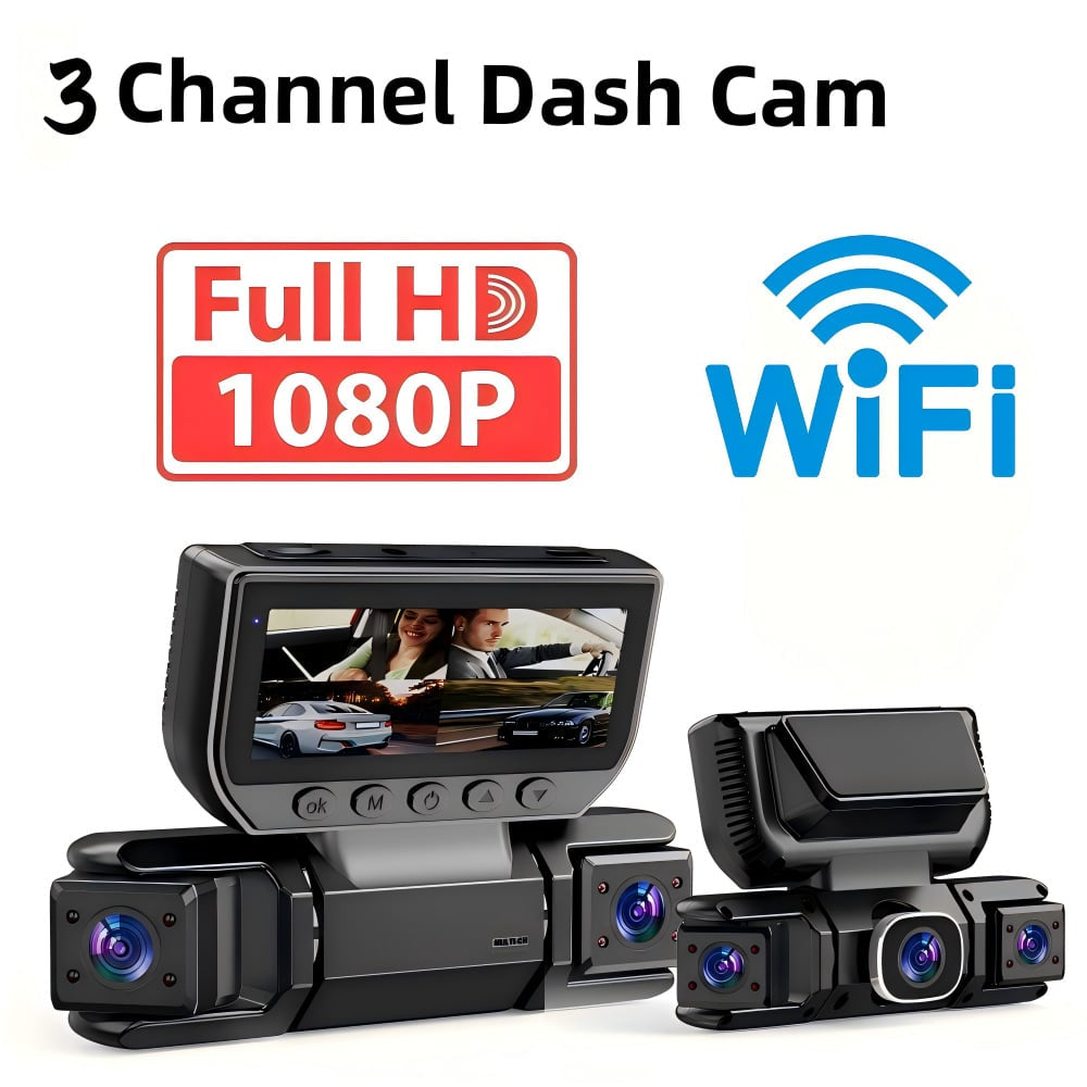 🔥360° Car DVR WiFi Dash Cam Video Recorder
