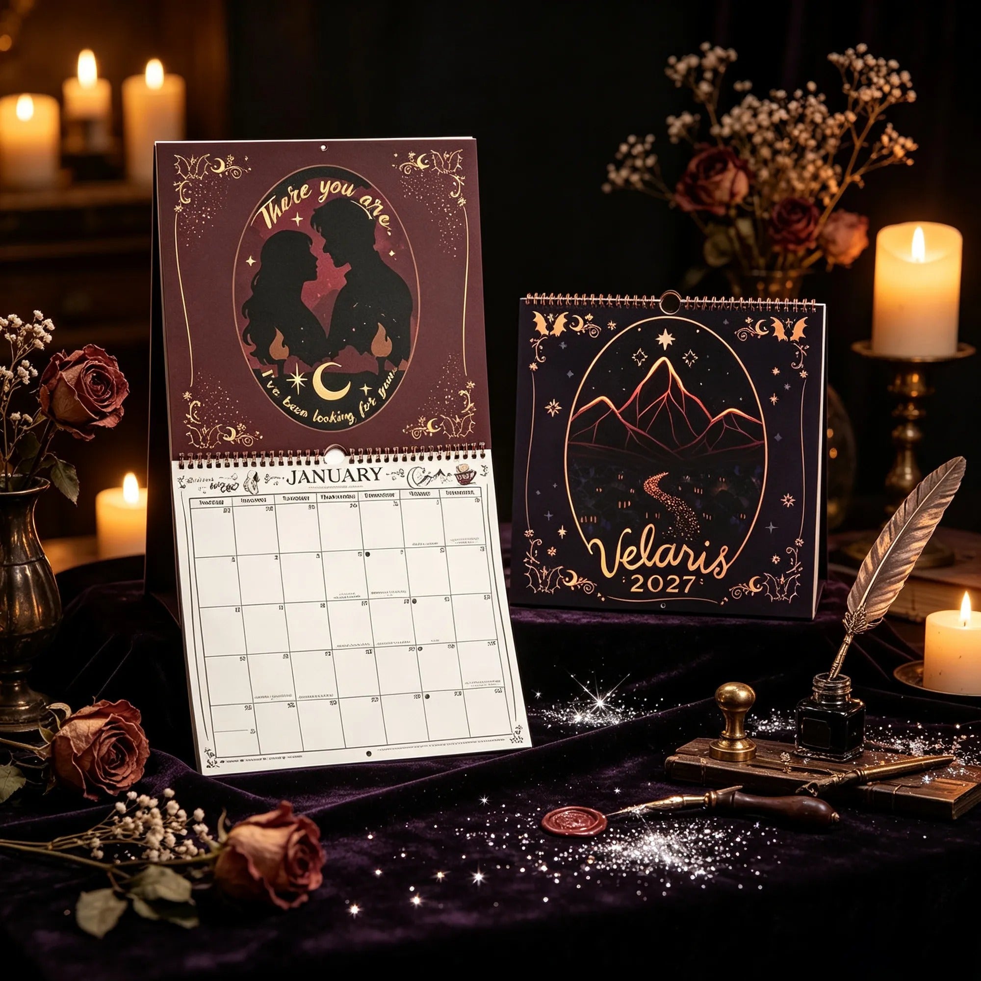 🌙 A Court of Thorns and Roses: Velaris 2027 Weekly Planner ✨ Officially Licensed Fantasy Organizer
