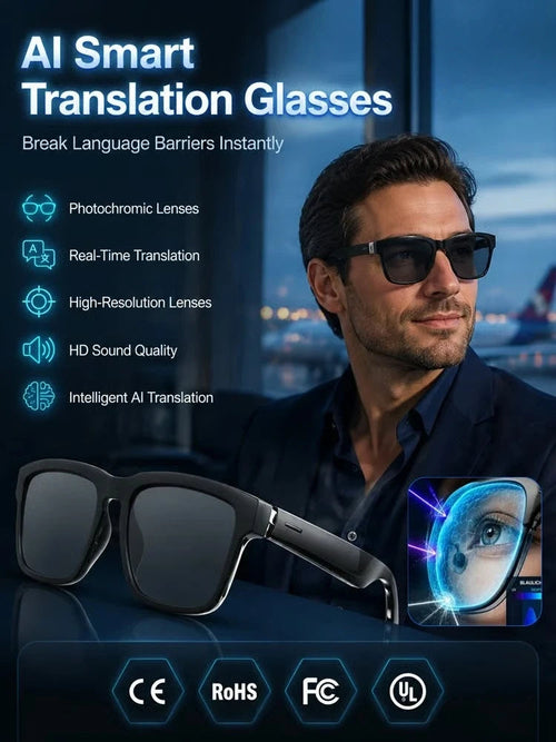 AI Smart Bluetooth Glasses
