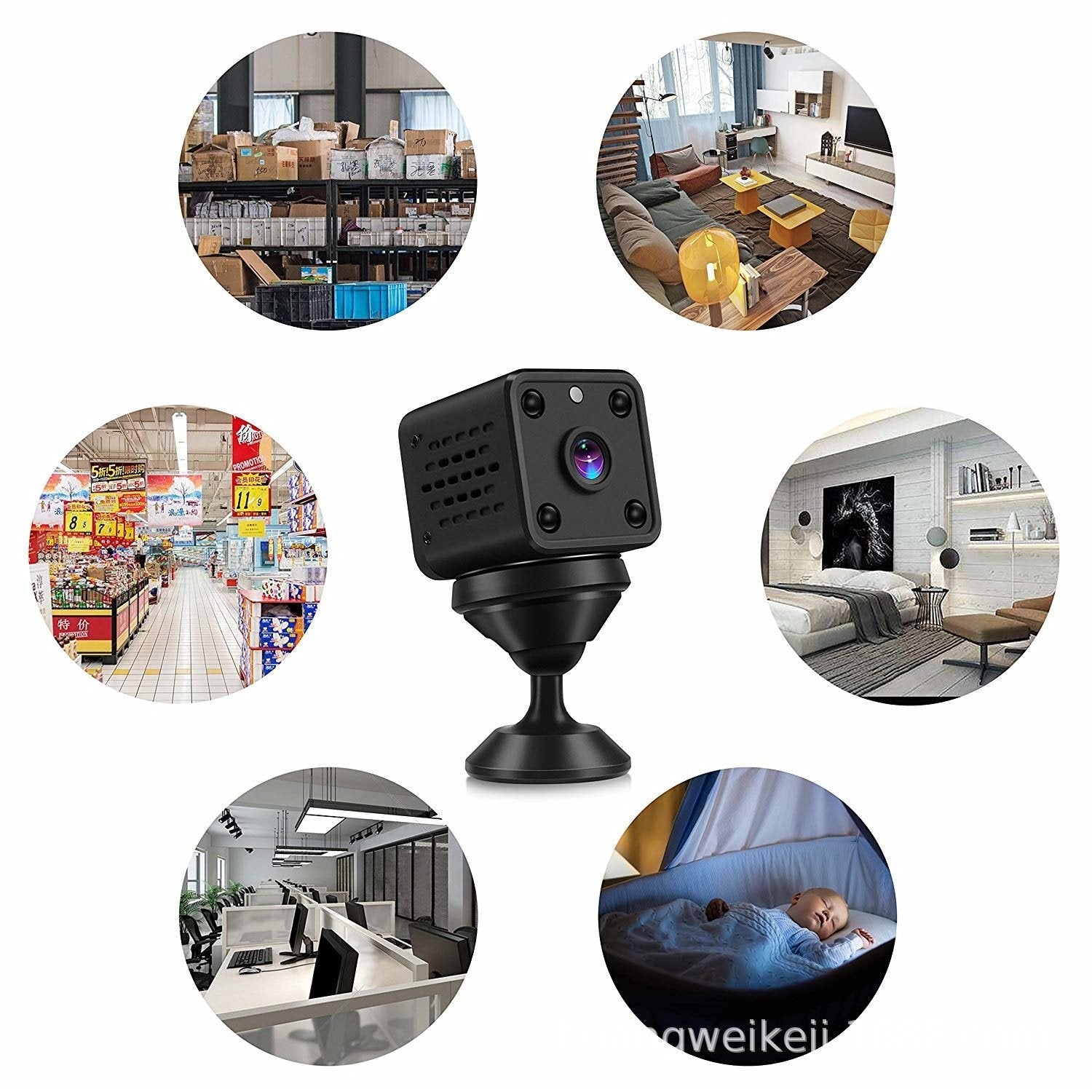 Smart WiFi Security Camera – HD, Night Vision, Motion Detection, Low Power
