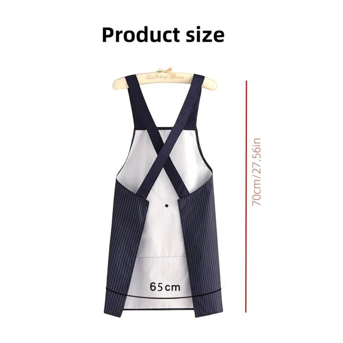 🔥 Apron with Pockets for Women and Men Cross Back Design with Towel