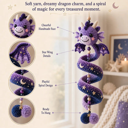 🐉 Beginner-Friendly DIY Enchanted Dragon Spiral Hanging Ornament Kit | Complete Kit with All Tools & Step-by-Step Guide Included 💕