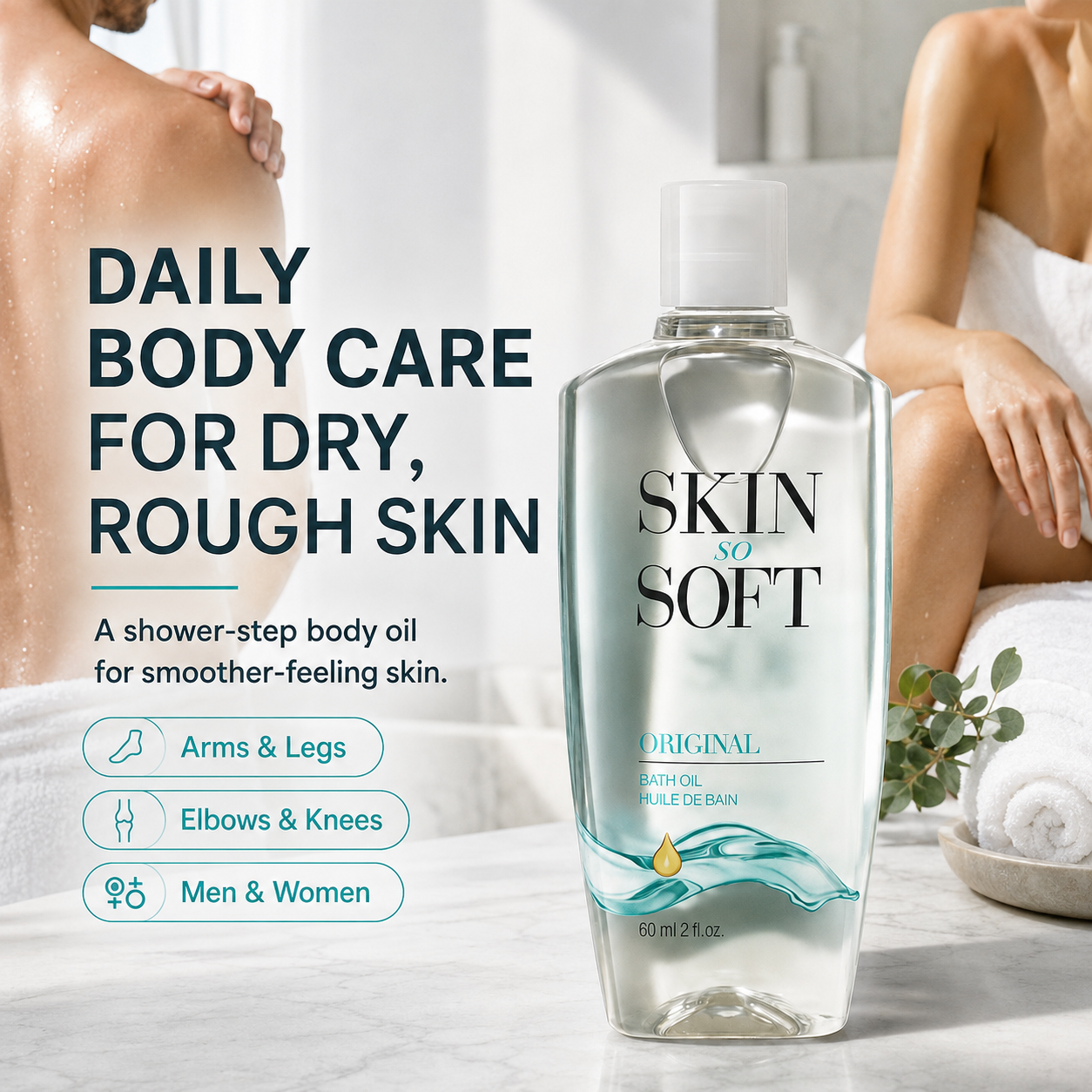 Moisturizing Bath Oil for Soft, Smooth Skin