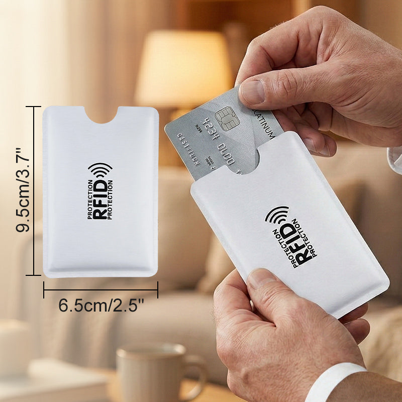 8er Pack RFID-blockierende Anti-Diebstahl-Kartenhüllen