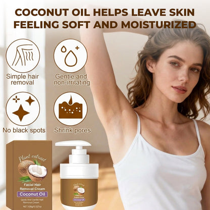 Gentle Coconut Oil Hair Removal Cream