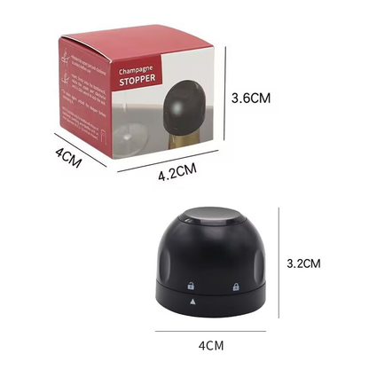 🔥 Silicone-sealed Wine, Beer and Champagne Stopper