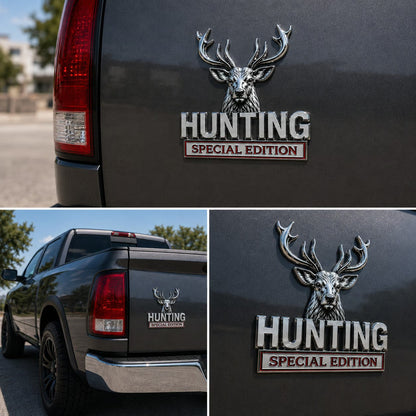 🦌 HUNTING Special Edition 3D Chrome Metal Car Emblem
