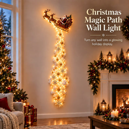Illuminated Christmas wall decoration Magical Christmas path – Festive light decoration with 10 Christmas motifs