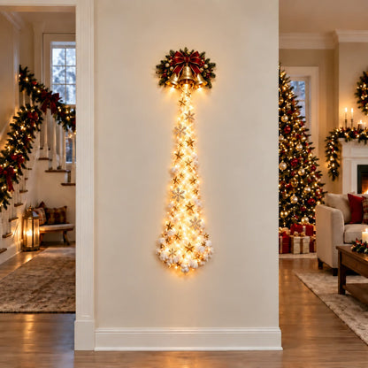 Illuminated Christmas wall decoration Magical Christmas path – Festive light decoration with 10 Christmas motifs