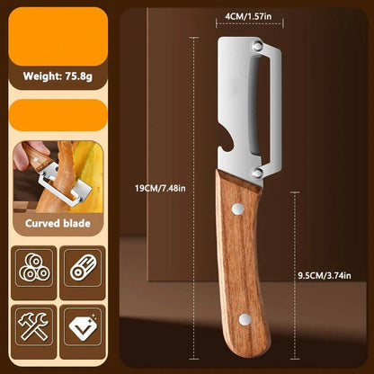 🥕🔥 Multifunctional Kitchen Vegetable Peeler – Stainless Steel Blade, Ergonomic Handle & Ideal for Fruits and Vegetables ✨