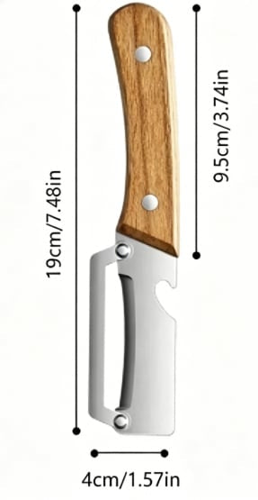 🥕🔥 Multifunctional Kitchen Vegetable Peeler – Stainless Steel Blade, Ergonomic Handle & Ideal for Fruits and Vegetables ✨