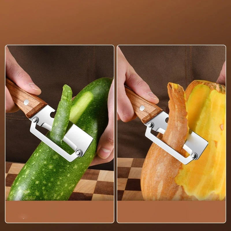 🥕🔥 Multifunctional Kitchen Vegetable Peeler – Stainless Steel Blade, Ergonomic Handle & Ideal for Fruits and Vegetables ✨