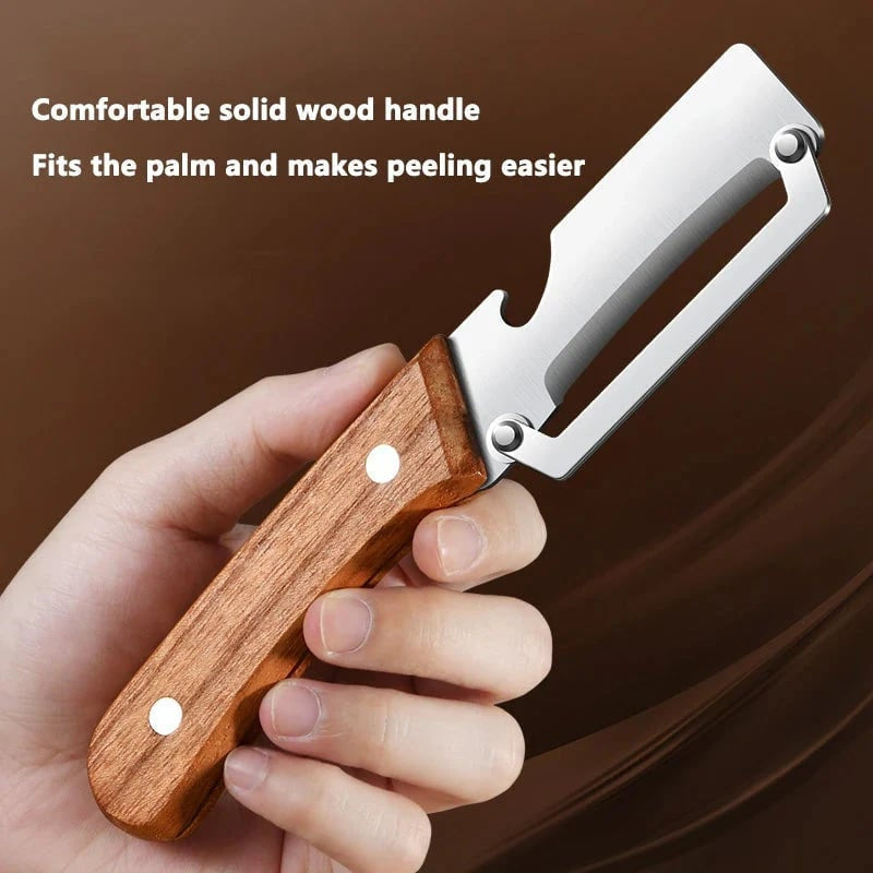 🥕🔥 Multifunctional Kitchen Vegetable Peeler – Stainless Steel Blade, Ergonomic Handle & Ideal for Fruits and Vegetables ✨
